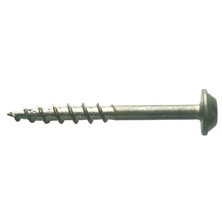 Kreg #8 1-1/2 In. Coarse Maxi-Loc Washer Head Zinc Pocket Hole Screw, 500PK SML-C150 - 500